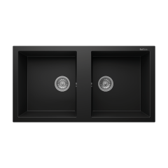 RealStone P019 Nemrut 97 Çift Gözlü Damlalıksız Granit Eviye