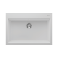 RealStone K003 Didyma 77 Tezgah Üstü Granit Eviye Beyaz