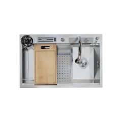 Ukinox Niagara NG 810 Krom Şelale Eviye Set (Akıllı Evye)