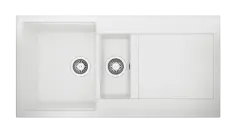 TEKA Clivo 60 B-TQ 1,5 Gözlü Damlalıklı Granit Eviye Beyaz