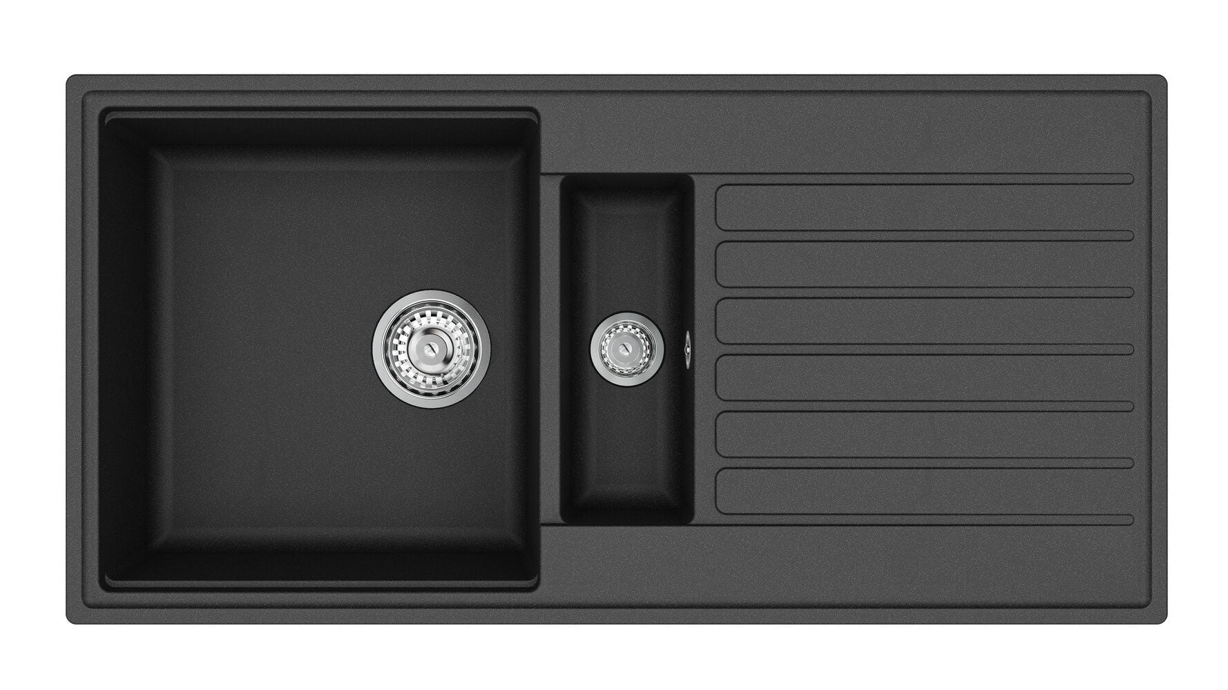 TEKA Cliff 60 B-TQ 1,5 Gözlü Damlalıklı Granit Eviye Siyah