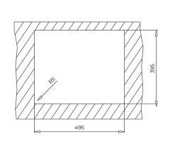 TEKA Square 50.40 TG Tek Hazneli Tegranite+ Eviye Beyaz